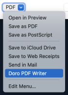 macOS PDF Printing